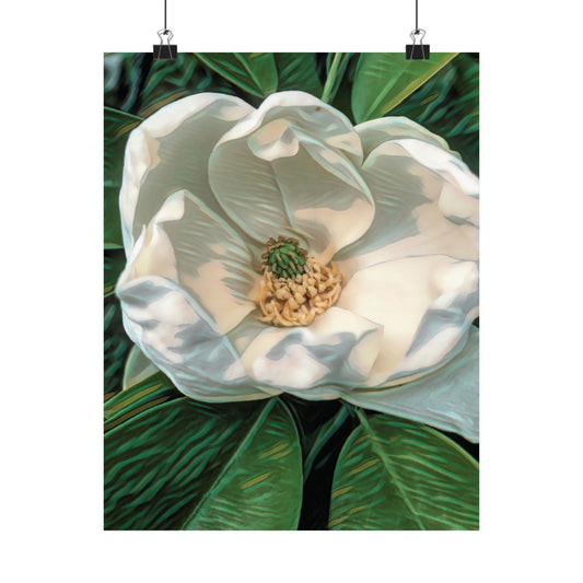 Magnolia Matte Vertical Posters