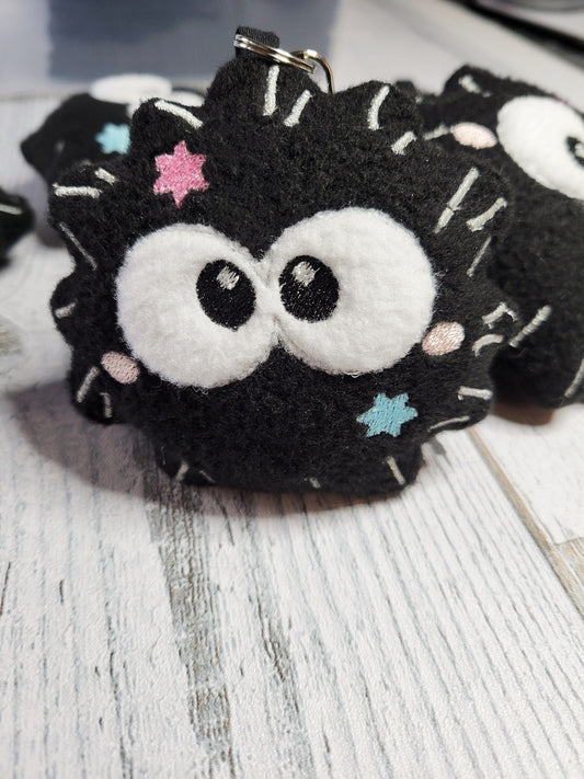 Llaveros de peluche de Sprite de hollín
