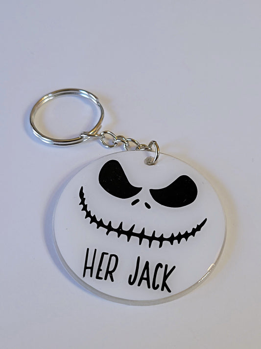 Llaveros de Jack y Sally