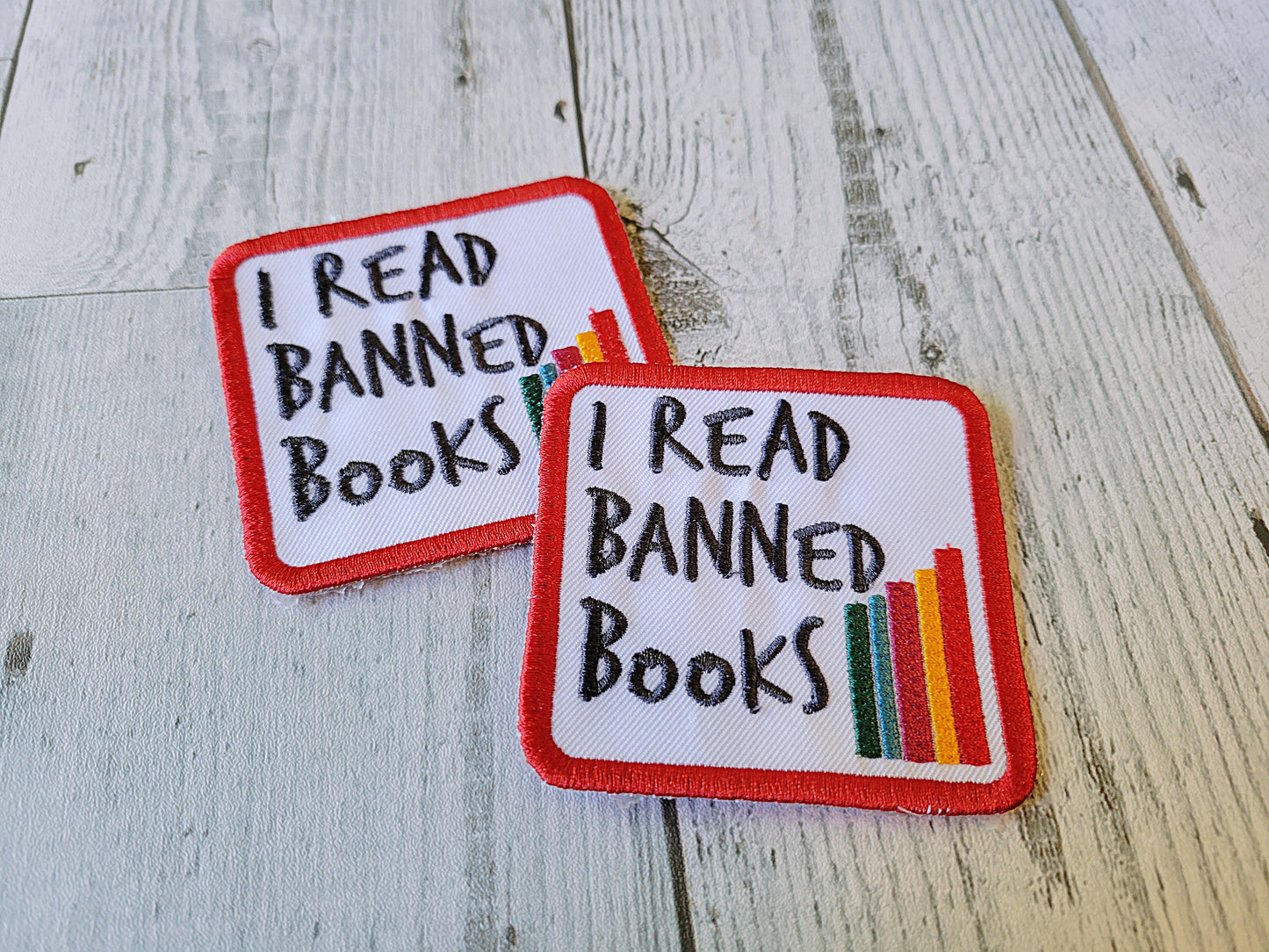 I Read Banned Books Iron-on Patch