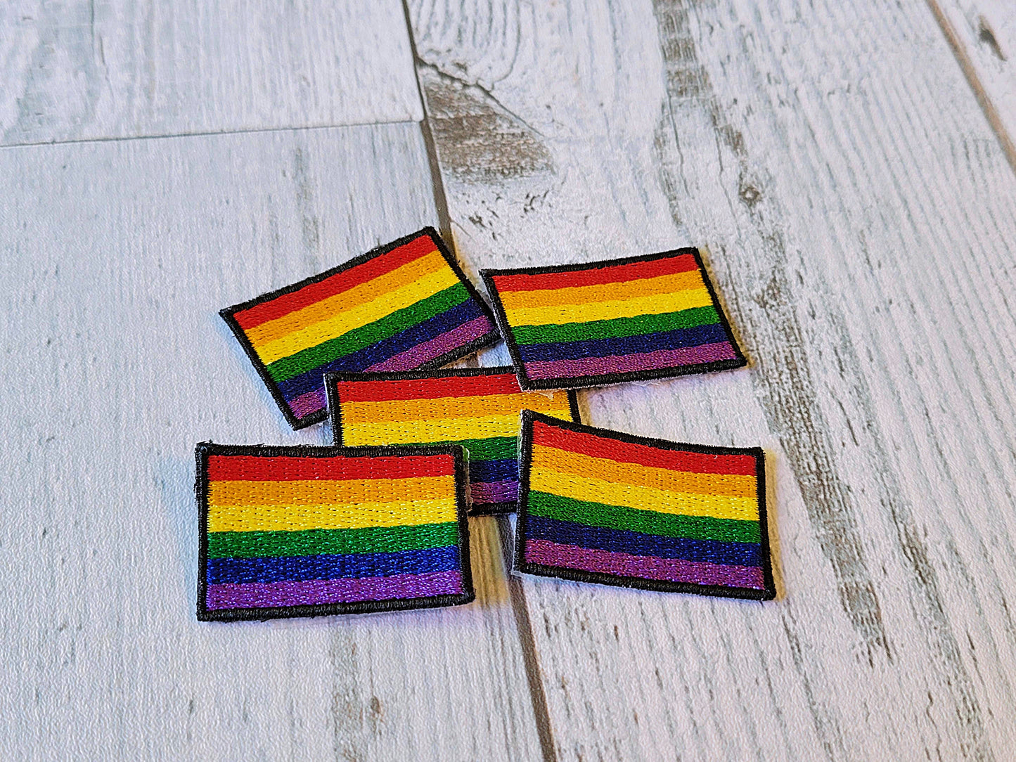 Rainbow Pride Flag Iron-On Mini Patch