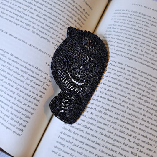 Marcapáginas de pájaro de encaje independiente