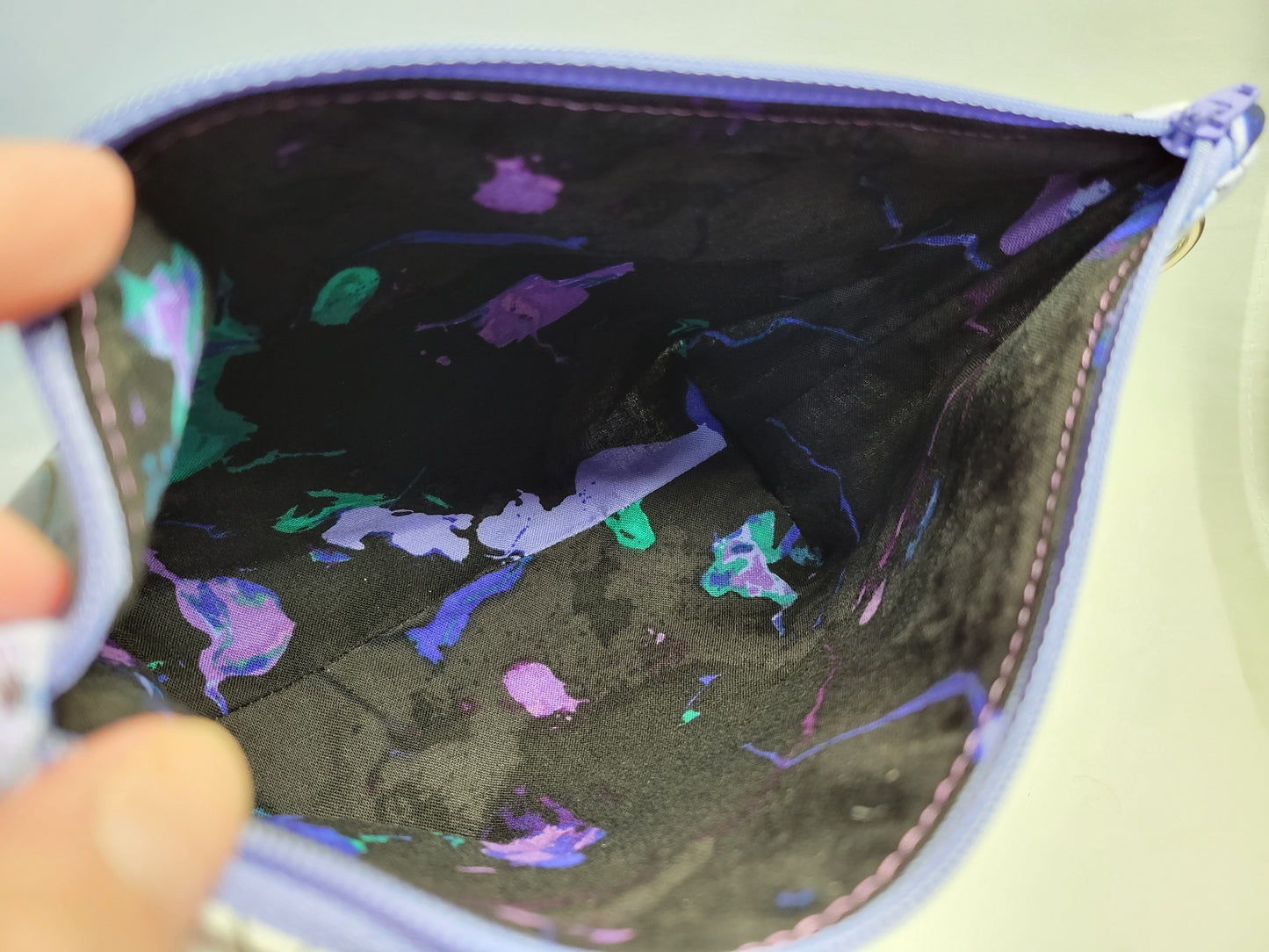 Estuche con cremallera y correa para la muñeca para cartas celestiales