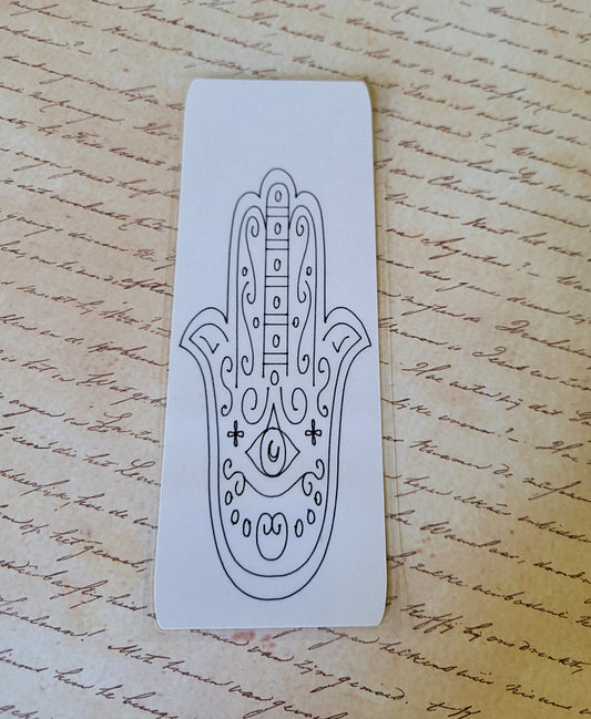 Marcapáginas de cartulina lisa