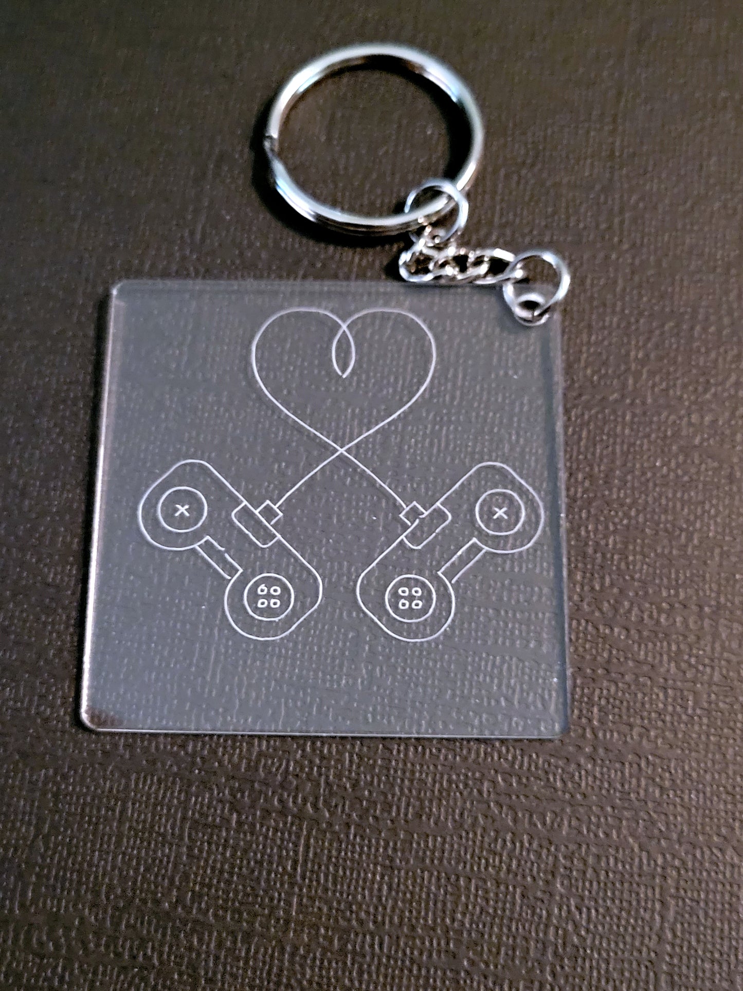 Gaming Themed Acrylic Engraved Keychains