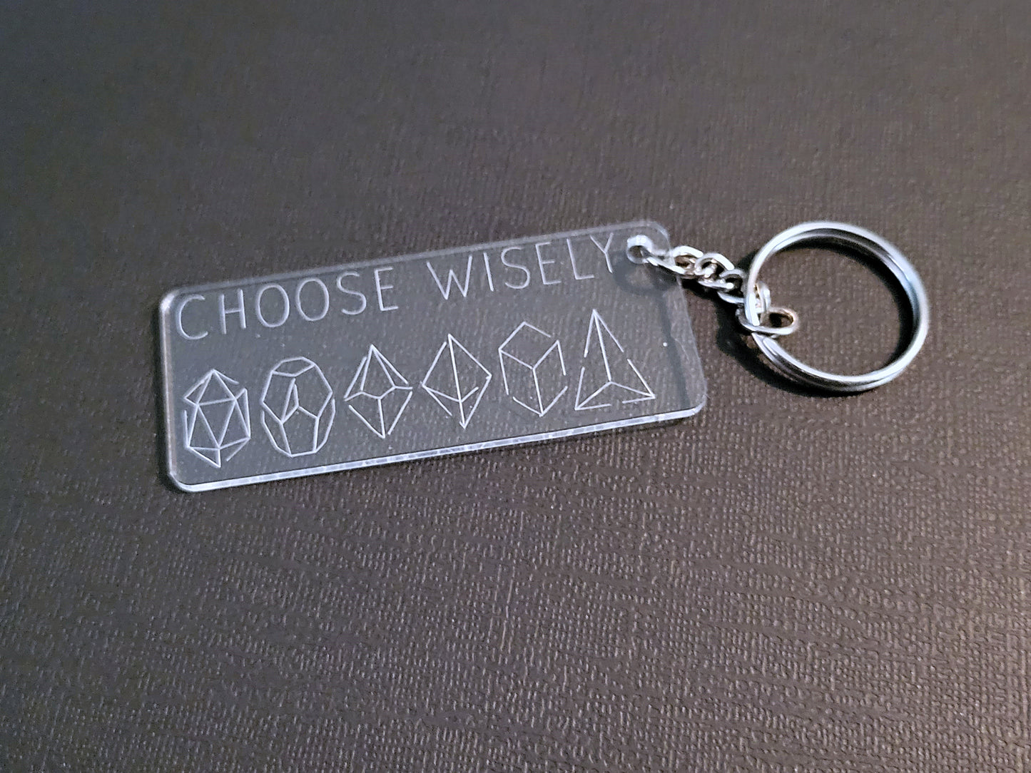 Gaming Themed Acrylic Engraved Keychains