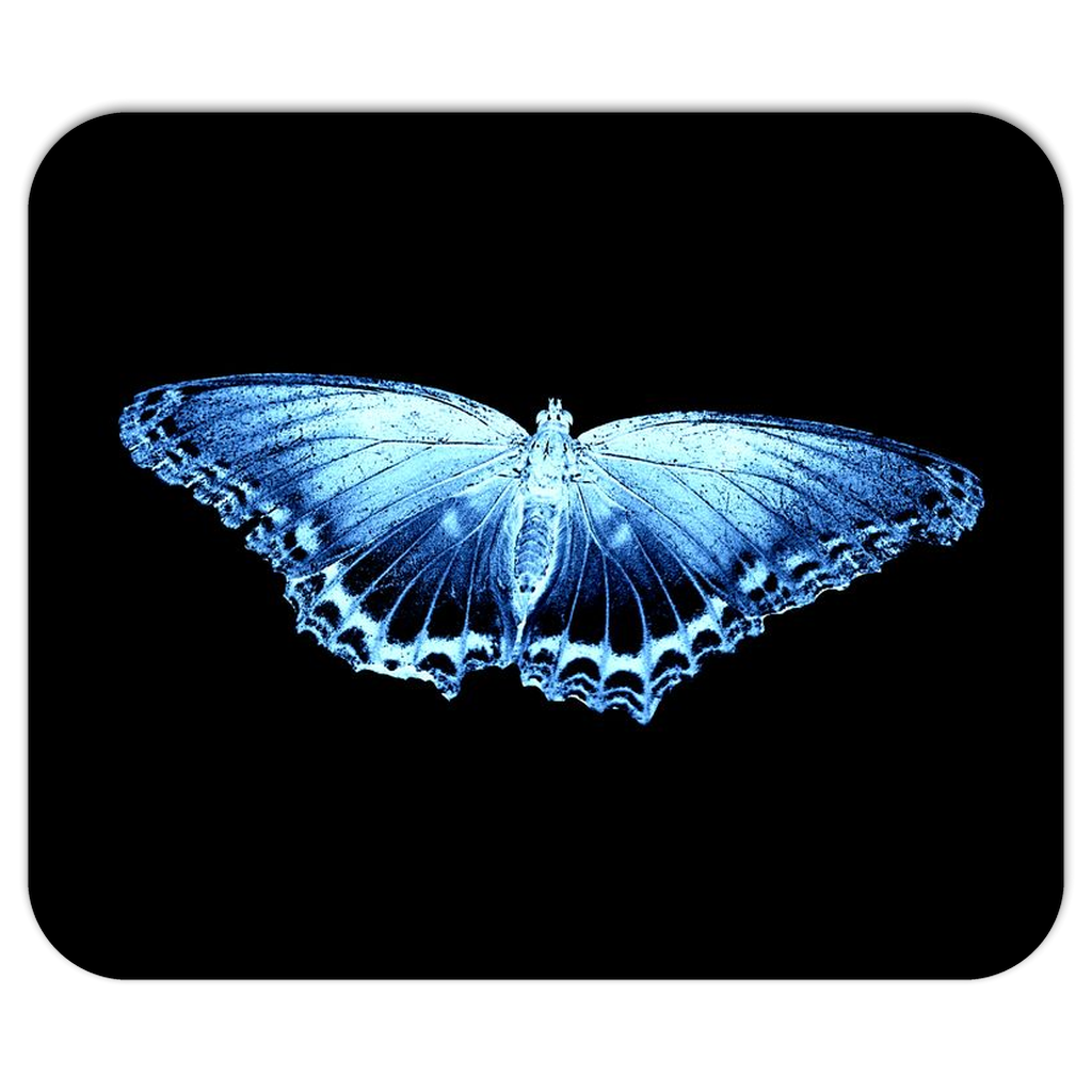 Blue Butterfly Mousepad