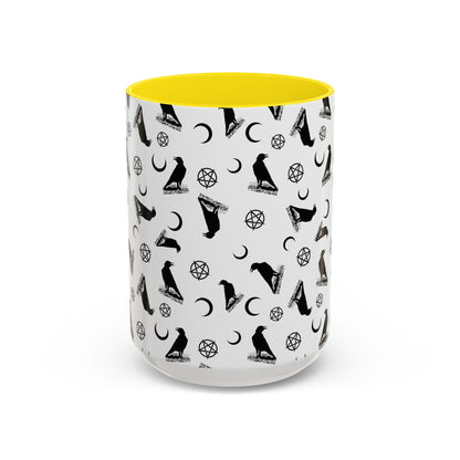 Witches and Crows Accent Coffee Mug (11, 15oz)