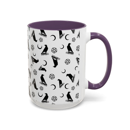 Witches and Crows Accent Coffee Mug (11, 15oz)