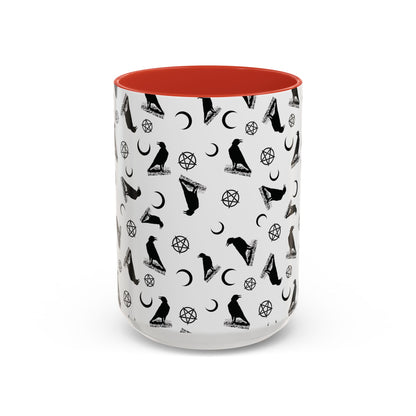 Witches and Crows Accent Coffee Mug (11, 15oz)