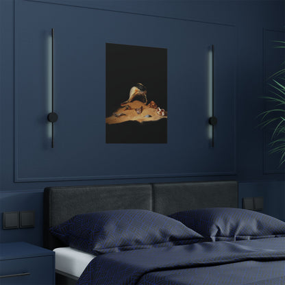 Fantasy Beach Satin Posters