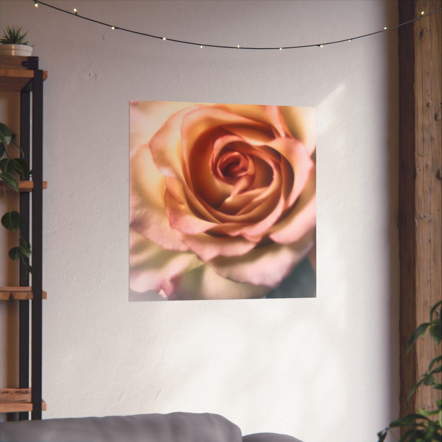 Romance Pink Rose Matte Posters