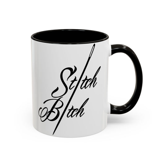 Stitch Bitch Colorful Mugs (11oz, 15oz)