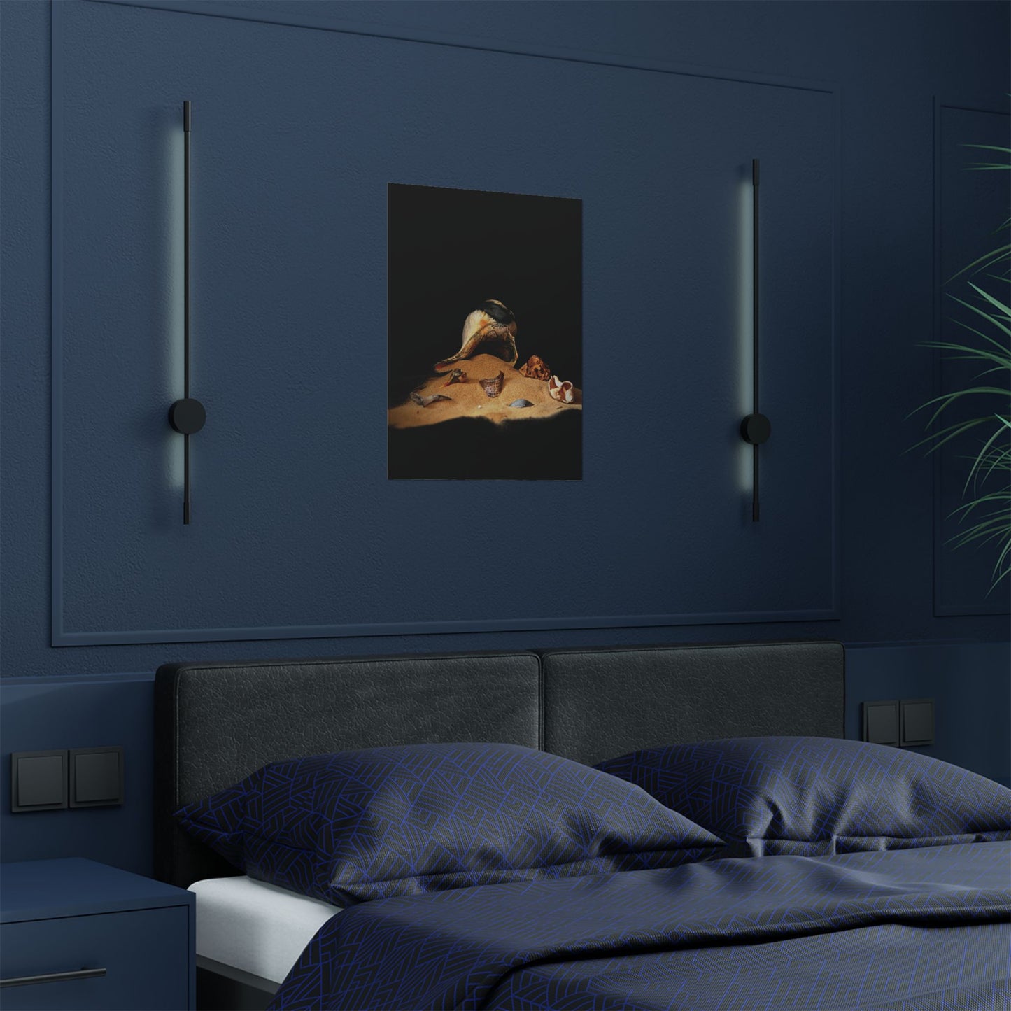 Fantasy Beach Satin Posters