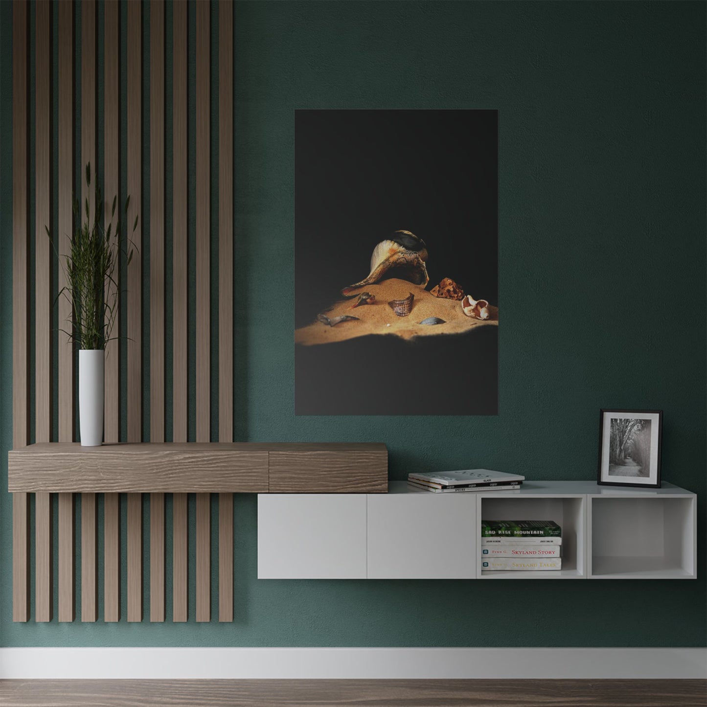 Fantasy Beach Satin Posters