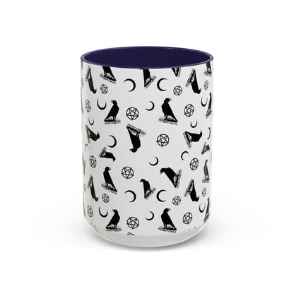 Witches and Crows Accent Coffee Mug (11, 15oz)