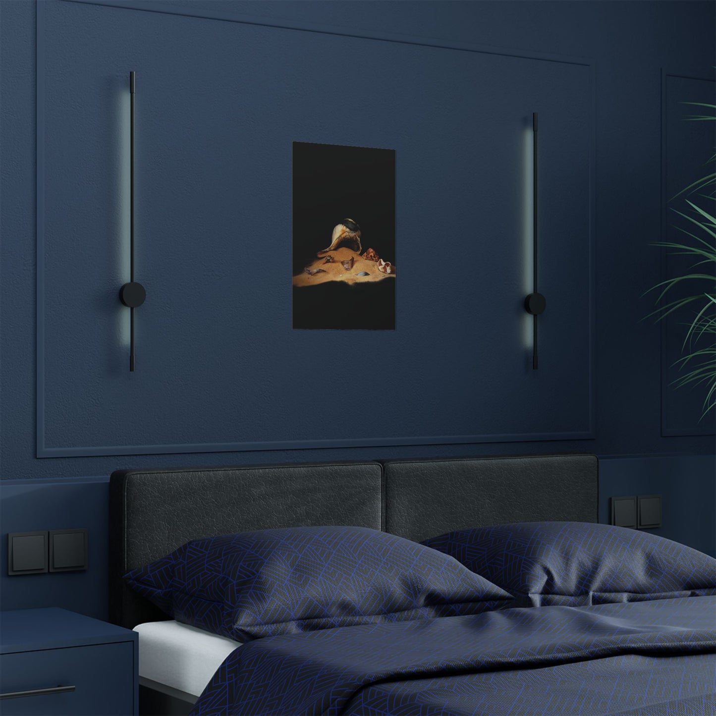 Fantasy Beach Satin Posters