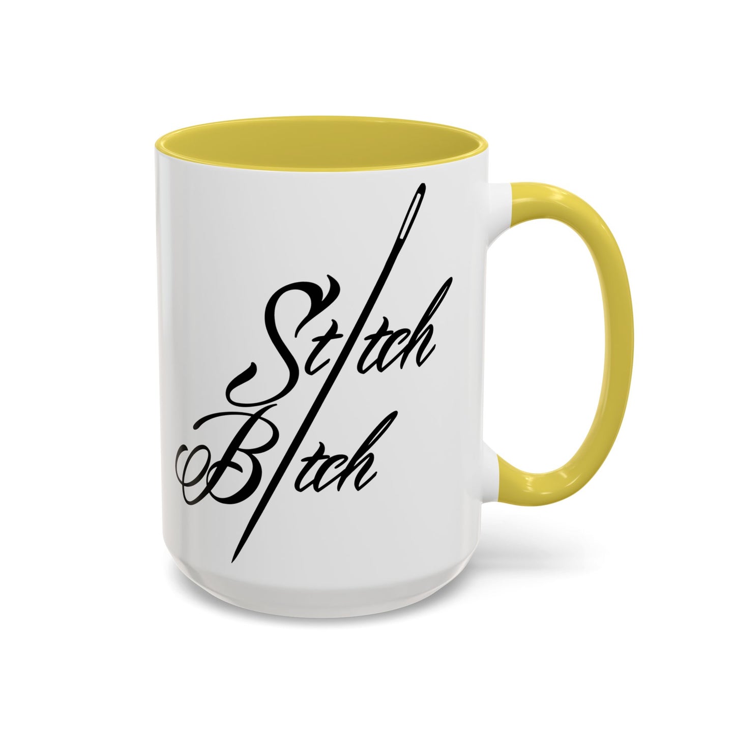 Stitch Bitch Colorful Mugs (11oz, 15oz)