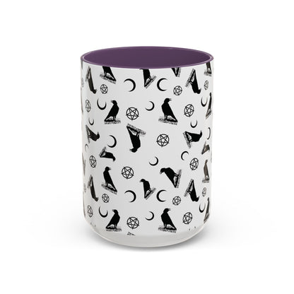 Witches and Crows Accent Coffee Mug (11, 15oz)