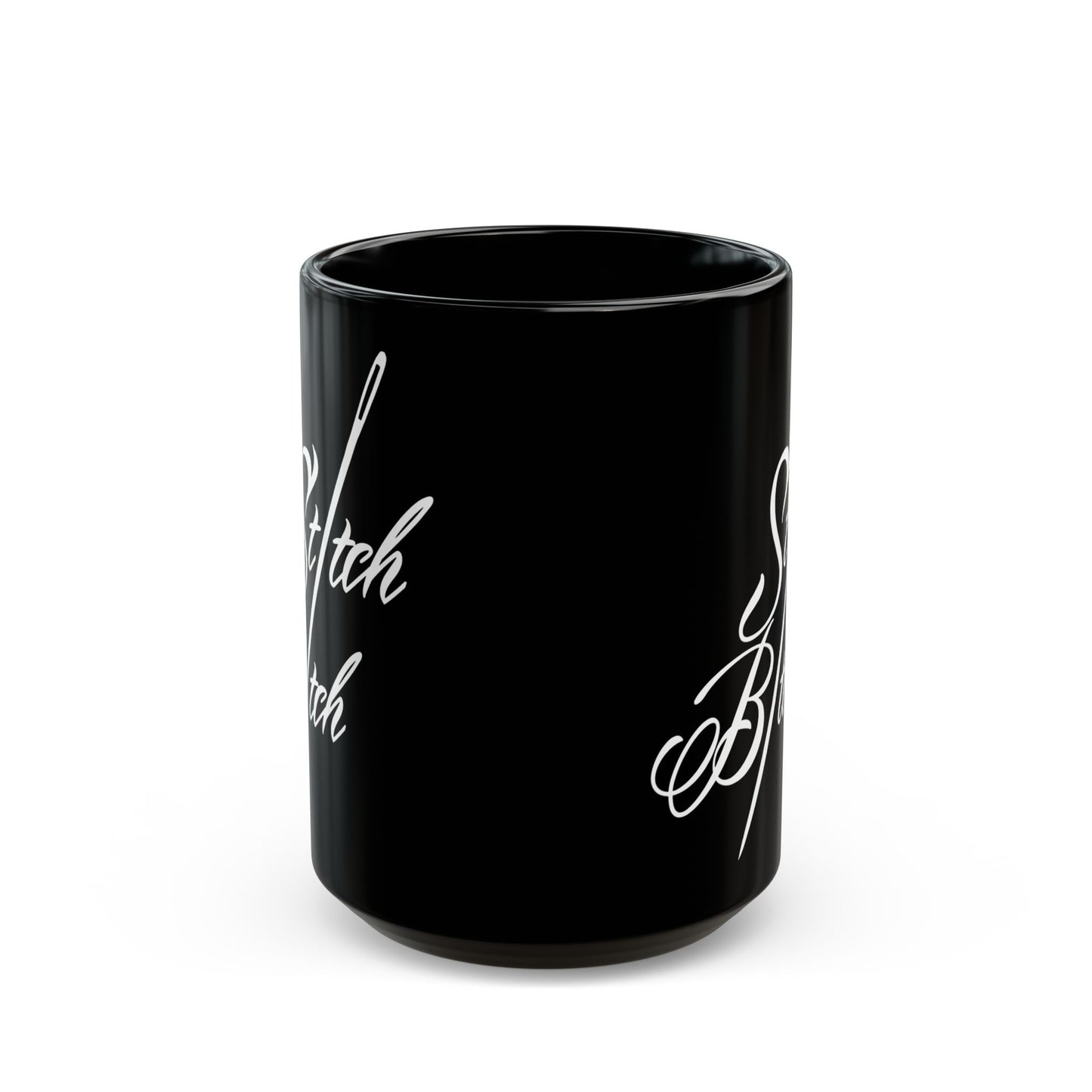 Stitch Bitch Black Mug (11oz, 15oz)