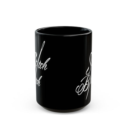 Stitch Bitch Black Mug (11oz, 15oz)
