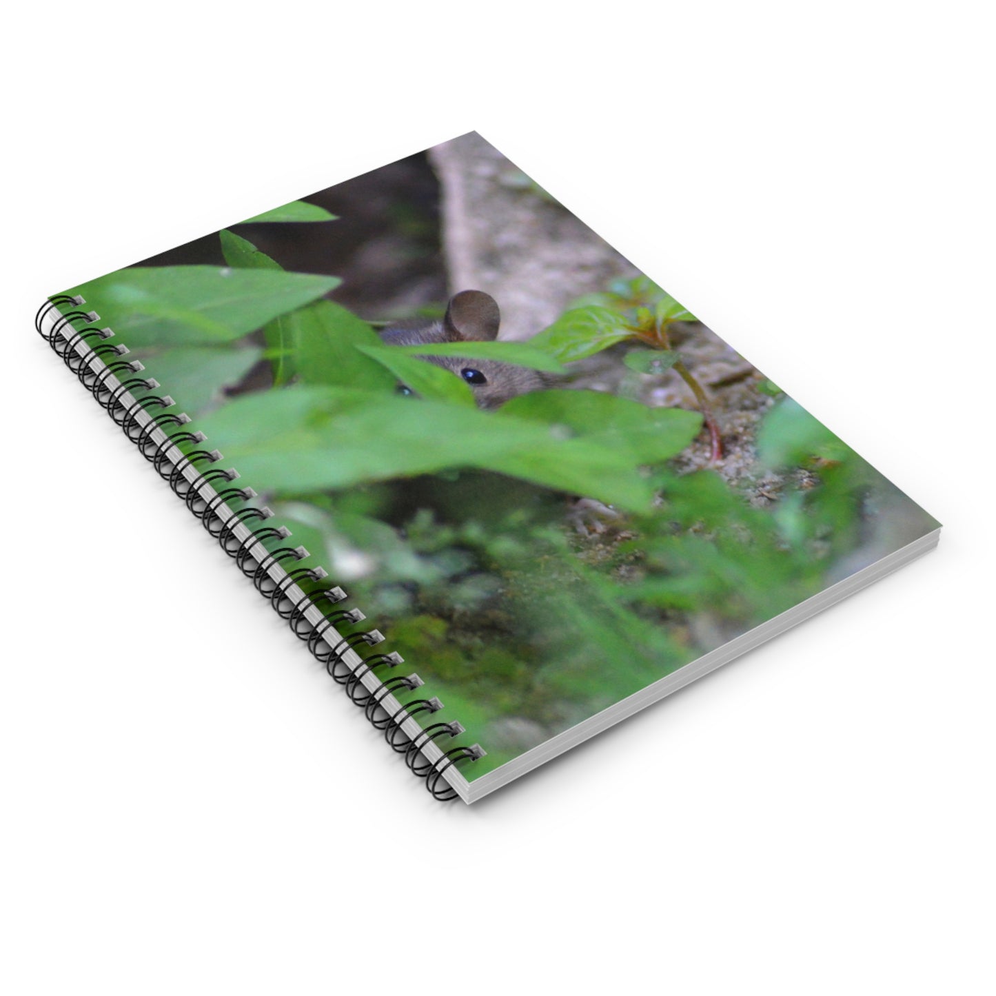 Peeking Mouse Spiral Notebook
