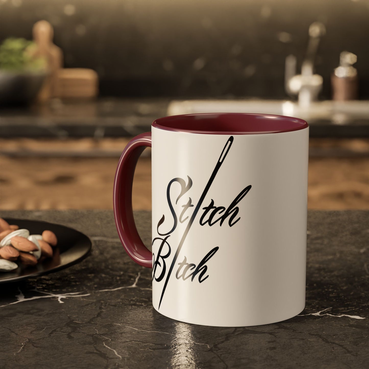 Stitch Bitch Colorful Mugs (11oz, 15oz)