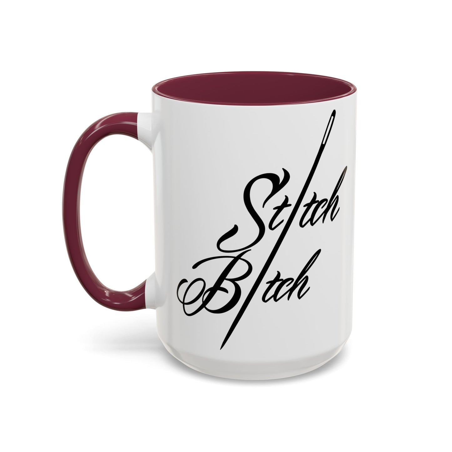 Stitch Bitch Colorful Mugs (11oz, 15oz)