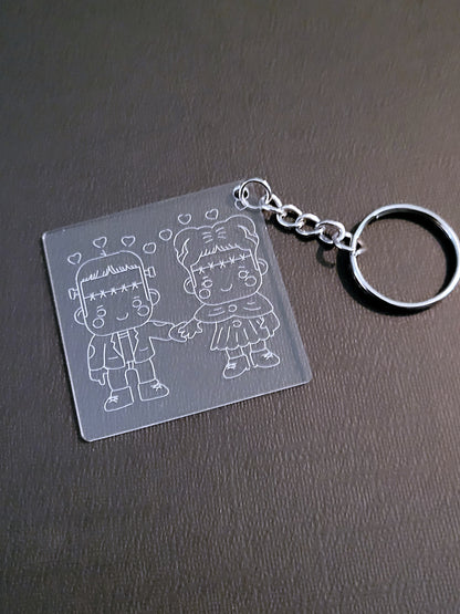 Llaveros acrílicos de Halloween