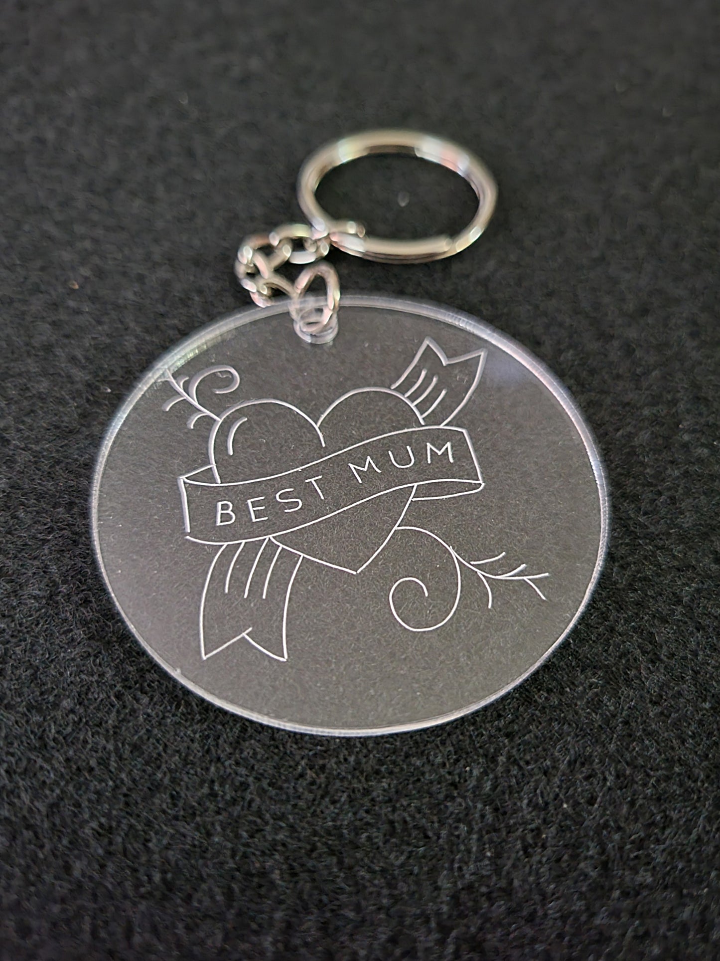 Engraved Acrylic Keychains