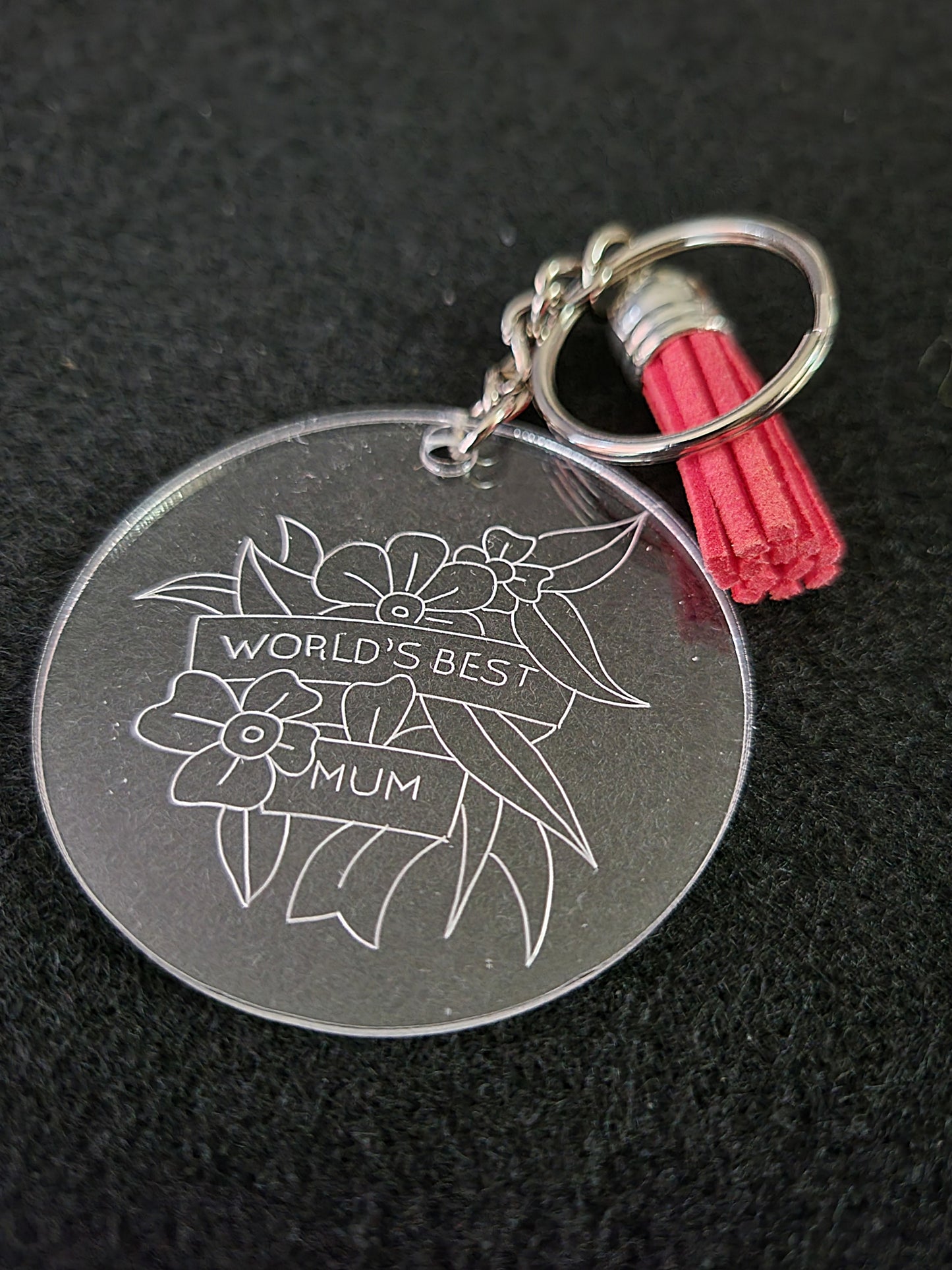 Engraved Acrylic Keychains