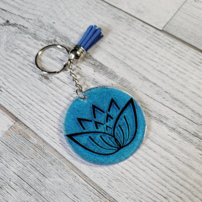 Llaveros acrílicos novedosos