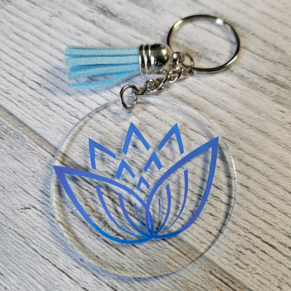 Llaveros acrílicos novedosos