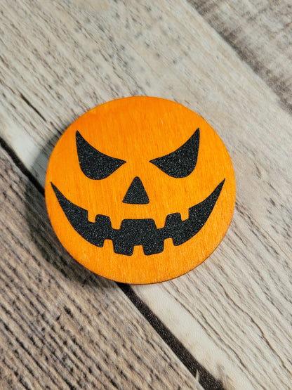 Imanes de madera de Halloween