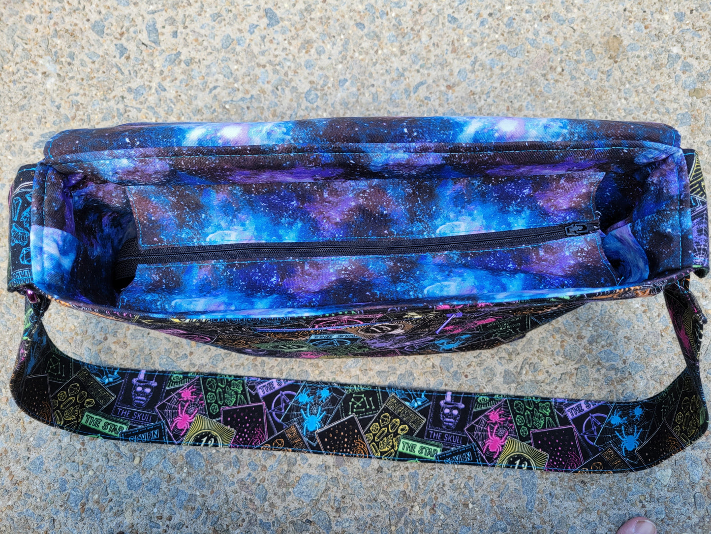 Rainbow Tarot Messenger Bag