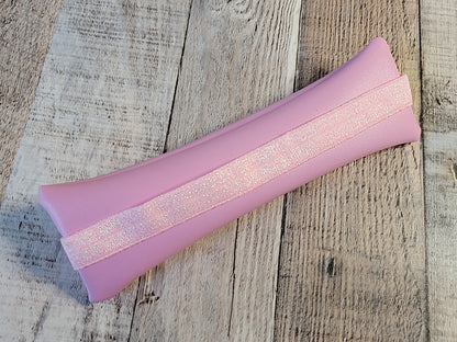 Estuches elásticos de piel sintética lisa