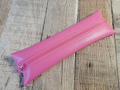 Estuches elásticos de piel sintética lisa