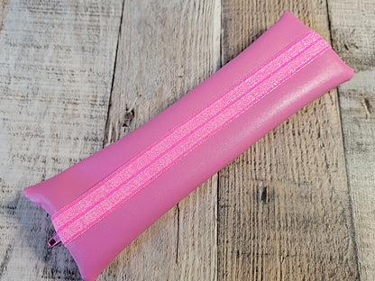 Estuches elásticos de piel sintética lisa