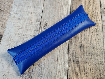 Estuches elásticos de piel sintética lisa