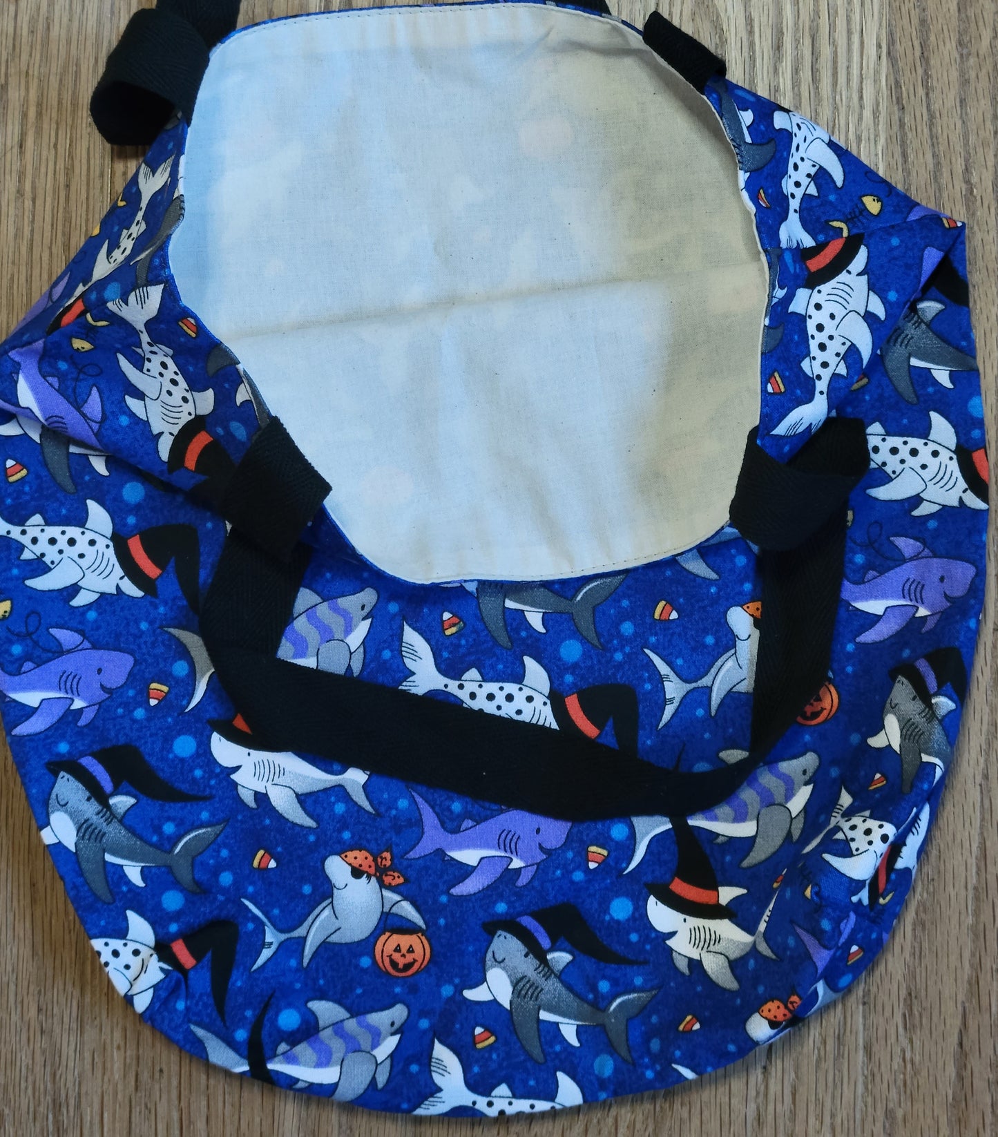 Kids Shark Halloween Tote Bag