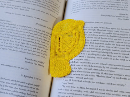 Marcapáginas de pájaro de encaje independiente