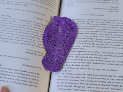 Marcapáginas de pájaro de encaje independiente