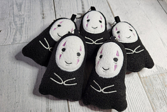 No Face Plush Keychain