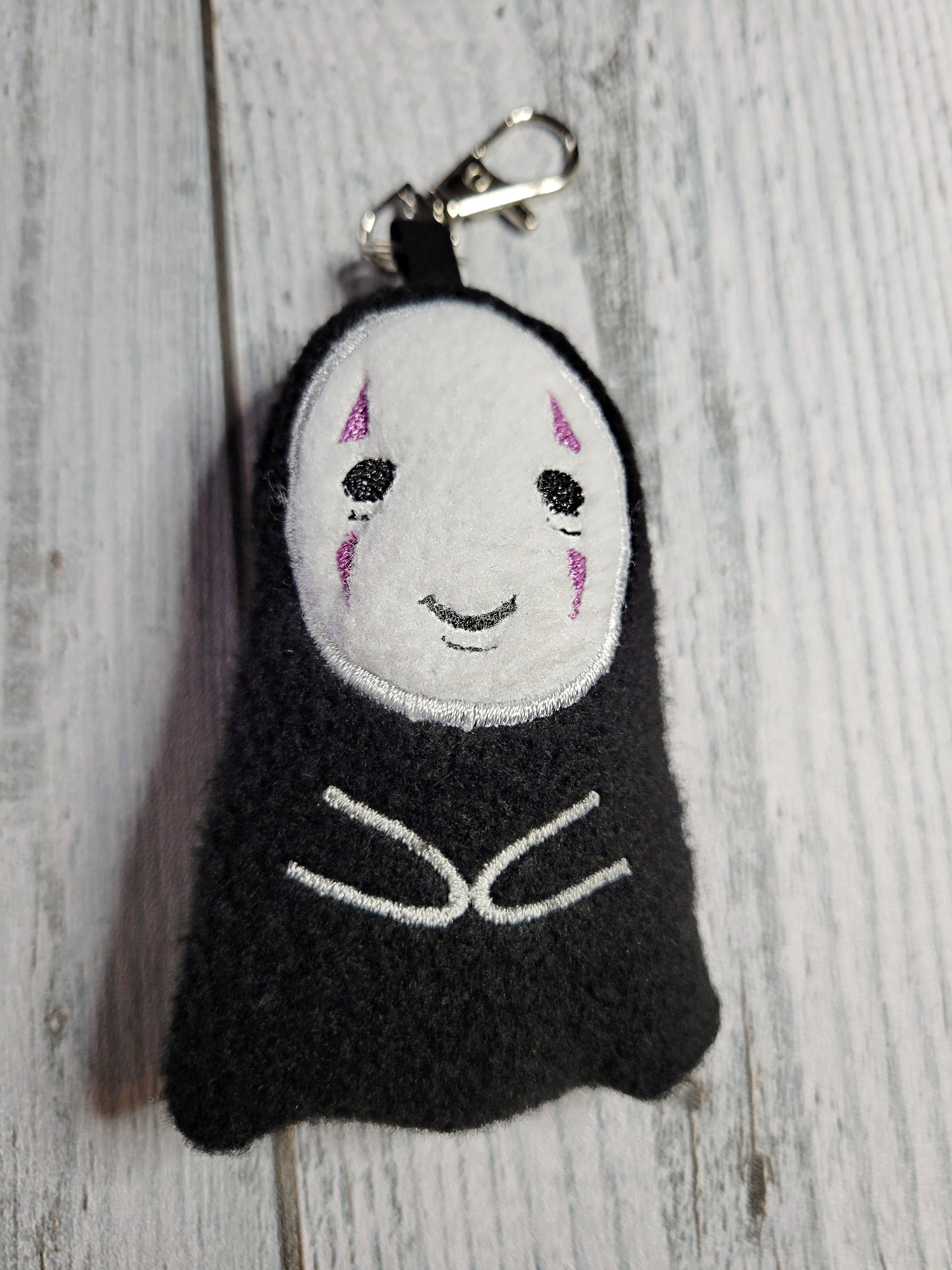 No Face Plush Keychain