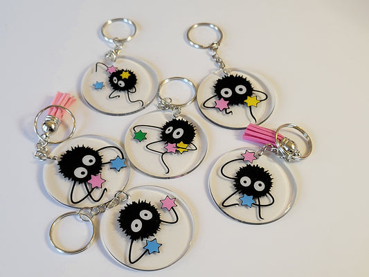 Soot Sprite Acrylic Keychains
