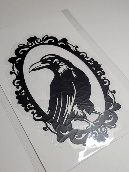 Corvid Window Clings