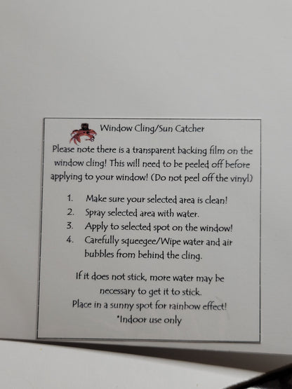 Corvid Window Clings