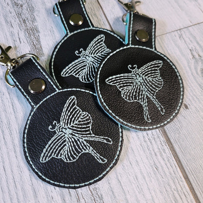 Luna Moth Keychains