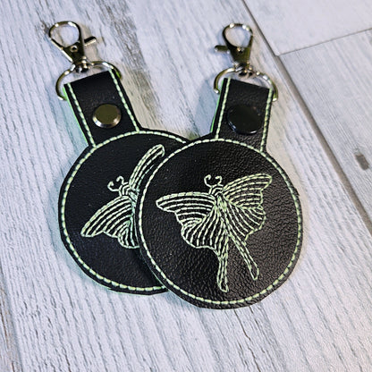 Luna Moth Keychains