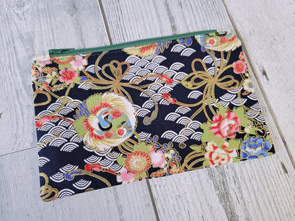 Bolsas de tela asiáticas con cremallera